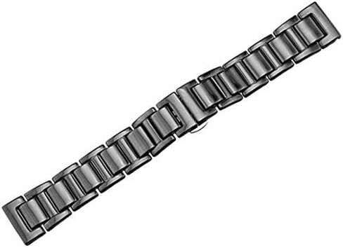 سوار السيراميك Watchband Watchtrap زر نشر المشبك 16 18 20mm أبيض أسود in Kuwait