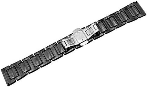 سوار السيراميك Watchband Watchtrap زر نشر المشبك 16 18 20mm أبيض أسود in Kuwait