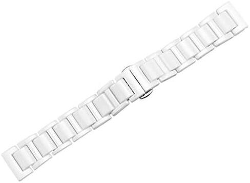 سوار السيراميك Watchband Watchtrap زر نشر المشبك 16 18 20mm أبيض أسود in Kuwait