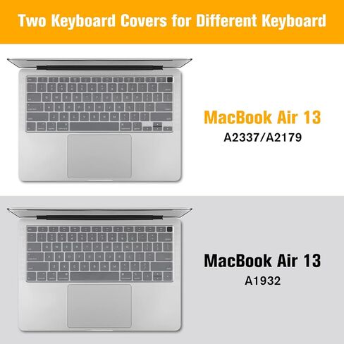 Fintie Case for MacBook Air 13 Inch A2337 (M1) / A2179 / A1932 (2022 2021 2020 2019 2018 Release) - Snap On Hard Shell Cover with 2 Keyboard Skin Covers, 1 Screen Protector, Composition Book in Saudi Arabia
