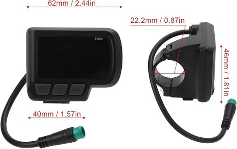 عداد شاشة LCD كهربائي EN06 مع شاشة عرض سرعة طاقة USB للدراجة الكهربائية والدراجة الجبلية وموصل مقاوم للماء in Saudi Arabia