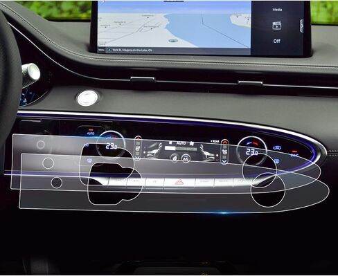 LFOTPP 2022 2023 2024 Genesis GV70 Screen Protector for Climate Control [2022 2023 2024 GV70 2.5T, 3.5T] Touch Display Center Touchscreen 2022 2023 2024 Genesis GV70 Accessories(Climate PET) in Saudi Arabia