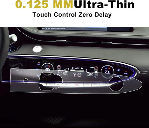 LFOTPP 2022 2023 2024 Genesis GV70 Screen Protector for Climate Control [2022 2023 2024 GV70 2.5T, 3.5T] Touch Display Center Touchscreen 2022 2023 2024 Genesis GV70 Accessories(Climate PET) in Saudi Arabia