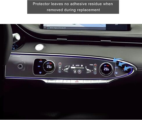 LFOTPP 2022 2023 2024 Genesis GV70 Screen Protector for Climate Control [2022 2023 2024 GV70 2.5T, 3.5T] Touch Display Center Touchscreen 2022 2023 2024 Genesis GV70 Accessories(Climate PET) in Saudi Arabia