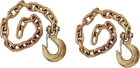 5/16" Tow Hook Chain Hook Grade 80 Chains Slip Hook Chain Trailer Hook Chain Trailer Safety Chain with Clevis Snap Hook, 18,800 lbs Tow Hook Chain in Saudi Arabia
