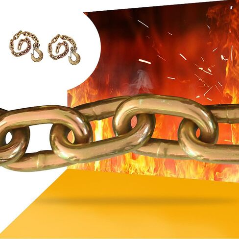 5/16" Tow Hook Chain Hook Grade 80 Chains Slip Hook Chain Trailer Hook Chain Trailer Safety Chain with Clevis Snap Hook, 18,800 lbs Tow Hook Chain in Saudi Arabia