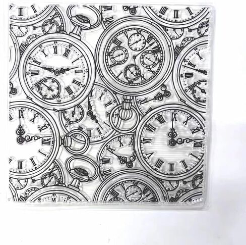 كرافت خمر ساعة ختم واضح لصنع بطاقة الديكور وسكرابوكينغ in Kuwait