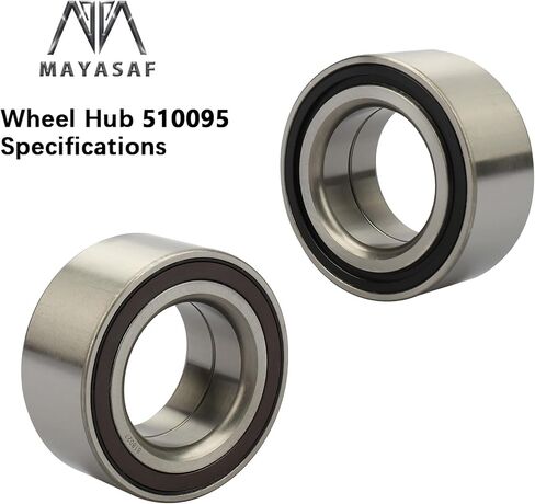 MAYASAF 510095 Front Wheel Bearing for Honda 2008-2012 Accord/10-11 Accord Crosstour/12-15 Crosstour, for Acura 2010-2014 TL/09-14 TSX in Saudi Arabia