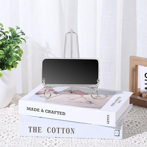 10 قطع من ألواح الحديد مقاس 6 بوصات للعرض، وحامل عرض حامل الأطباق الفضية، وحامل حامل للصور، وإطار الصورة، ولوحة الزخرفة، والطبق، والكتب وفن الطاولة in Kuwait