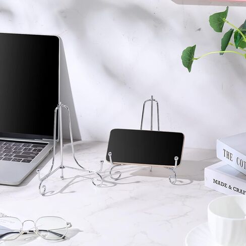 10 قطع من ألواح الحديد مقاس 6 بوصات للعرض، وحامل عرض حامل الأطباق الفضية، وحامل حامل للصور، وإطار الصورة، ولوحة الزخرفة، والطبق، والكتب وفن الطاولة in Kuwait