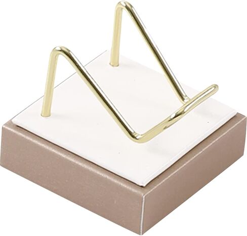 WAYUTO Brass Crystal Display Stand with Base Sphere Display Holder Fossil Display Holder Mineral Display Stand Rock Display Holder Agate Slice Display Stand for Collectibles Champagne/S in Saudi Arabia