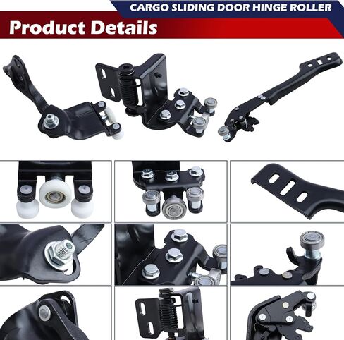 BK2Z-1525000-D Right Side Cargo Sliding Door Roller Hinge Lower Side Compatible with 2015 2016 2017 2018 2019 Ford Transit-150 Transit-250 Transit-350 HD in Saudi Arabia