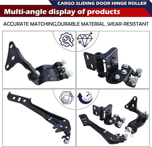 BK2Z-1525000-D Right Side Cargo Sliding Door Roller Hinge Lower Side Compatible with 2015 2016 2017 2018 2019 Ford Transit-150 Transit-250 Transit-350 HD in Saudi Arabia