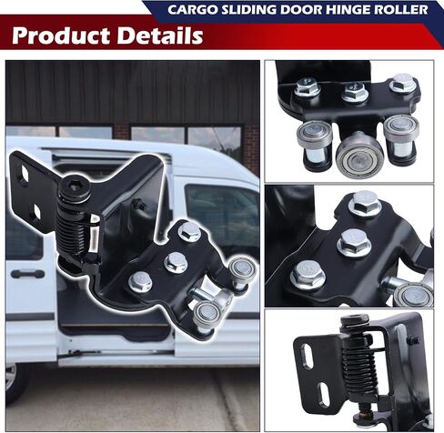 BK2Z-1525000-D Right Side Cargo Sliding Door Roller Hinge Lower Side Compatible with 2015 2016 2017 2018 2019 Ford Transit-150 Transit-250 Transit-350 HD in Saudi Arabia