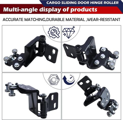 BK2Z-1525000-D Right Side Cargo Sliding Door Roller Hinge Lower Side Compatible with 2015 2016 2017 2018 2019 Ford Transit-150 Transit-250 Transit-350 HD in Saudi Arabia