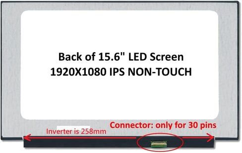 شاشة بديلة LCD جديدة 15.6 بوصة N156HCE-EN1 FHD 1920x1080 IPS 30 Pin Matte لـ ASUS Q525/Q525UA/Q525U لتطبيق الكمبيوتر المحمول/الشاشة/الشاشة/LCD in Saudi Arabia