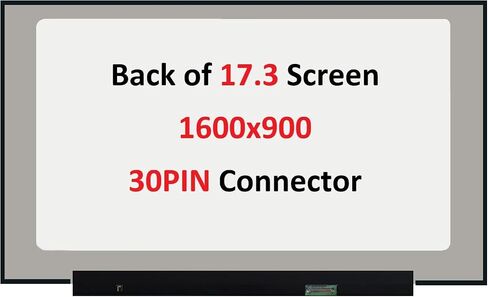 بديل LCD جديد 17.3 بوصة NT173WDM-N25 HD+ 1600x900 (بدون أقواس) 30 دبوس غير لامع متوافق مع NT173WDM-N24 NT173WDM-N23 لتطبيق الكمبيوتر المحمول/العرض/الشاشة/LCD in Saudi Arabia