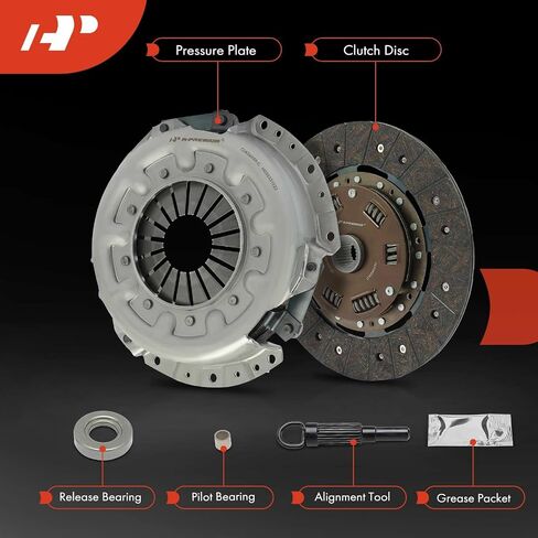 مجموعة قابض ناقل الحركة A-Premium متوافقة مع Nissan Frontier 1998-1999، Pickup 1996-1997، 2.4L، Standard Duty، استبدال # L06059 in Saudi Arabia