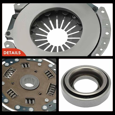 مجموعة قابض ناقل الحركة A-Premium متوافقة مع Nissan Frontier 1998-1999، Pickup 1996-1997، 2.4L، Standard Duty، استبدال # L06059 in Saudi Arabia