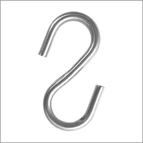 100 Pack S Hooks, 1" Stainless Steel S Hooks for Hanging Plants, Kitchen Utensils, Clothes, Jewelry, Keys, DIY Crafts, Signs and Displays in Retail Stores, SH-100