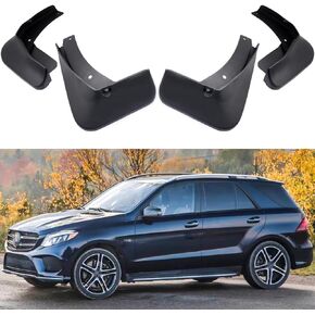 Mudguards Mud Flaps Splash Guards Fenders Compatible with 2016-2019 Mercedes-Benz GLE-Class AMG GLE 43, GLE 400, GLE 350 with AMG-Line Package (Models w/Runin Boards)