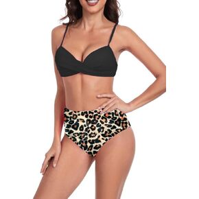 Women Twist High Waisted Bikini Sexy Push Up Two Piece Swimsuits