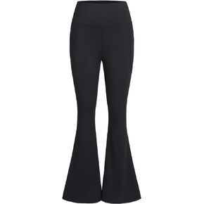 CIDER High Waist Solid Flared Leggings