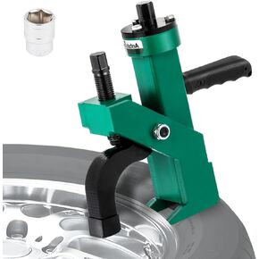 Manual Tire Bead Breaker Tire Changer Tool Tire Repair Tool with Rubber Pad Bead Breaking Tool Adjustable Hammer Tire Changer for ATV UTV Car Truck Tractor Mower RV Golf Cart Heavy Duty Tires