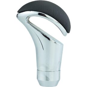 مقبض ناقل الحركة الجلدي، مقبض ناقل الحركة، رأس ناقل الضوء لمعظم مركبات السيارات اليدوية (أسود) in Kuwait