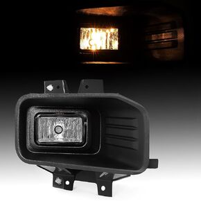 HECASA Fog Lights Pair Compatible with 2018-2020 Ford F150 F-150 Replacement for FO2593246 FO2592246 Halogen Driving Fog Lamps Clear Lens Driver & Passenger Side