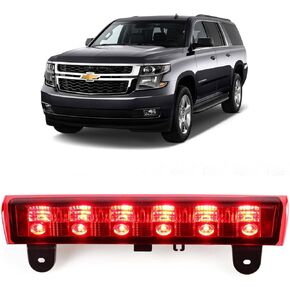 For 2000-2006 Chevy Suburban Tahoe LED 3rd Third Brake Light High Mount Stop Light Rear Cargo Lamp (Red)