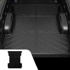 حصيرة سرير الشاحنة متوافقة مع بطانة سرير الشاحنة 2015-2024 Ford F-150 بطول 6.5 قدم، بطانة سرير لجميع الأحوال الجوية 2023 F150 (2015-2024،6.5 قدم)