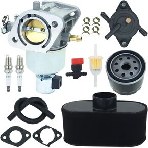 15004-0984 Carburetor Replaces For Kawasaki 15004-0826 15004-0828 15004-0986 Fits for FR651V FR730V FS651V FS730V 4-Stroke V-Twin Cylinder Models with Oil Air Filter Fuel Pump