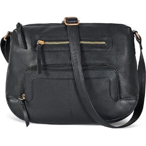 Leather Crossbody Bags For Women - Trendy Women's Leather Purse - Ladies Shoulder Handbag - Sling Bag For Women