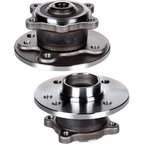 ECCPP Replacement for Pair of 2 Rear Wheel Hub Bearing Assembly 4 Lugs 512304 x2