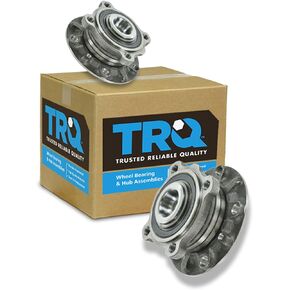 TRQ Front Wheel Hub Bearings Assembly Set Compatible with 2001-2003 BMW 525i 1997-2000 528i 530i 1997-2003 540i 2000-2003 Z8
