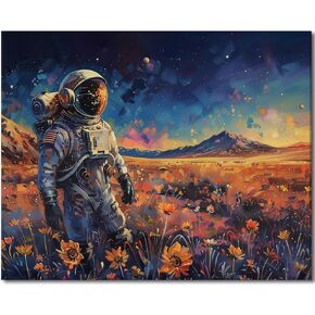 TFIAVSIN Paint by Number for Adult, Butterfly and Flower Garden Canvas Painting by Number Kits, Spring Floral and Insect Paint by Numbers for Adults Beginner, 16X20 Inch(Flameless)