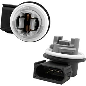 2Pcs Turn Signal Tail Light Socket Tail Lamp Lights Wiring Harness Plug, Compatible with Ford 2009-2014 F150 F250 F350 Super Duty, OE # 2U5Z-13411-DA, 2U5Z13411DA