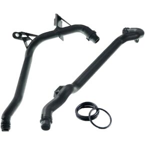 Set of 2 Engine Heater Inlet Pipe and Water Coolant Pipe with O-Rings for BMW E46 E39 E36 E85 Z3 Z4 320i 323i 325i 328i 330i 525i 528i 530i