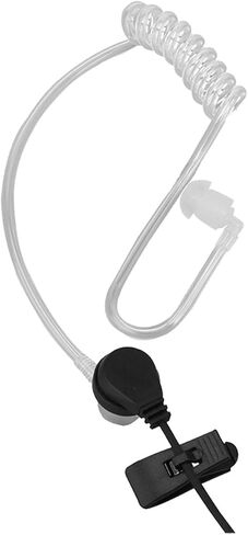 TIAN CHANG سماعة رأس لاسلكية مع ميكروفون 2 دبوس سماعة أذن أمان أنبوبية صوتية لـ Baofeng UV-5RA UV-82 Retevis H-777 RT22 Arcshell AR-5 Kenwood إلخ أجهزة الراديو ثنائية الاتجاه (6 عبوات) in Saudi Arabia