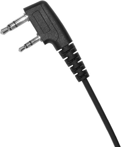 TIAN CHANG سماعة رأس لاسلكية مع ميكروفون 2 دبوس سماعة أذن أمان أنبوبية صوتية لـ Baofeng UV-5RA UV-82 Retevis H-777 RT22 Arcshell AR-5 Kenwood إلخ أجهزة الراديو ثنائية الاتجاه (6 عبوات) in Saudi Arabia