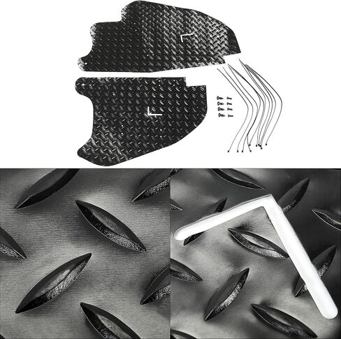 KUAFU PVC واقيات الطين درع الغبار متوافق مع Talon 1000R 1000X 1000X4 2019-2022 واقي الطين واقي الغبار اللوحات الطينية حاجز مشاعل أسود خلفي درع الغبار جدار الحماية in Kuwait