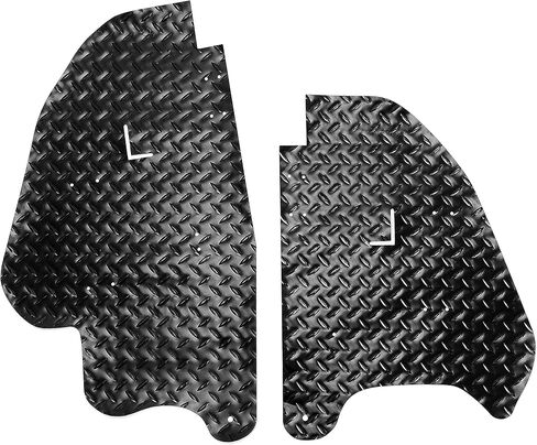 KUAFU PVC واقيات الطين درع الغبار متوافق مع Talon 1000R 1000X 1000X4 2019-2022 واقي الطين واقي الغبار اللوحات الطينية حاجز مشاعل أسود خلفي درع الغبار جدار الحماية in Kuwait
