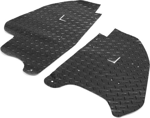 KUAFU PVC واقيات الطين درع الغبار متوافق مع Talon 1000R 1000X 1000X4 2019-2022 واقي الطين واقي الغبار اللوحات الطينية حاجز مشاعل أسود خلفي درع الغبار جدار الحماية in Kuwait
