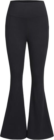 CIDER High Waist Solid Flared Leggings in Saudi Arabia