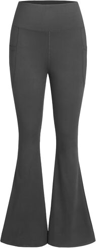 CIDER High Waist Solid Flared Leggings in Saudi Arabia