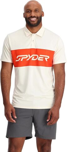 Spyder Mens Olson Golf Polo Short Sleeve Shirt in Saudi Arabia