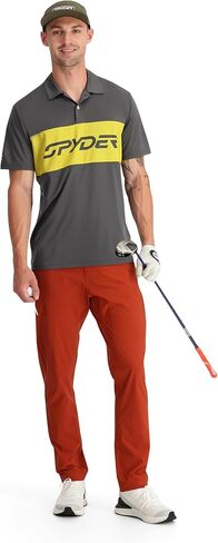 Spyder Mens Olson Golf Polo Short Sleeve Shirt in Saudi Arabia