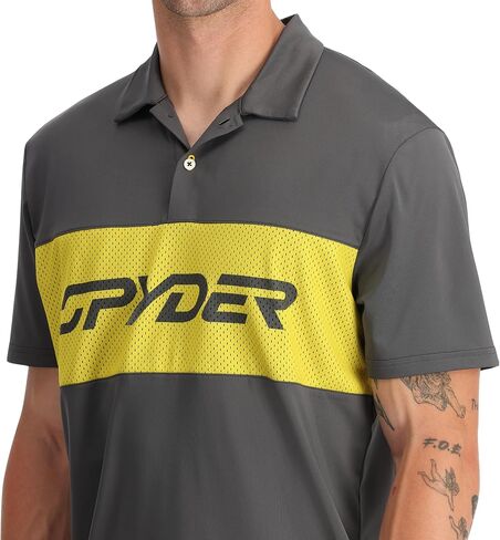 Spyder Mens Olson Golf Polo Short Sleeve Shirt in Saudi Arabia