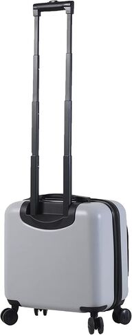 Mio Calcare Italy Hardside Spinner 14 Inch Companion Bag, Charcoal, One Size in Kuwait